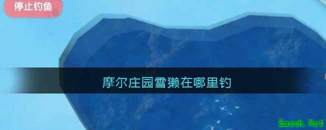 摩尔庄园雪獭在哪里钓