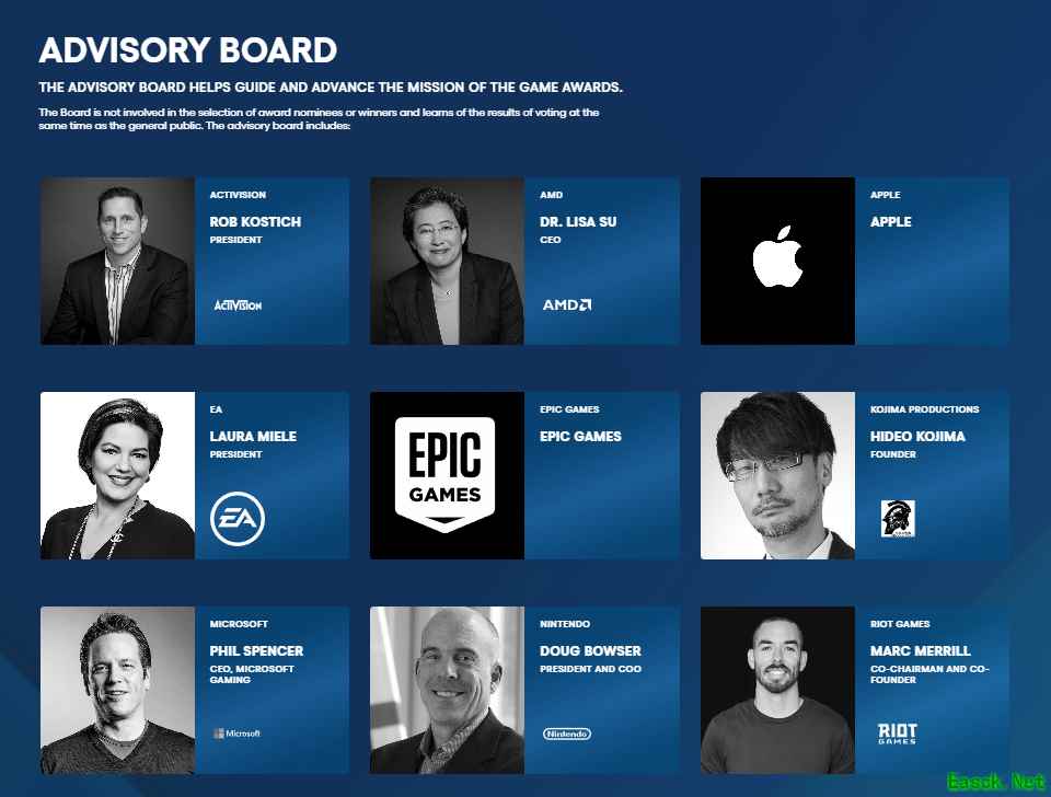 全面进军游戏业？苹果加入TGA顾问委员会