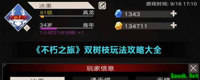 《不朽之旅》双树枝玩法攻略大全