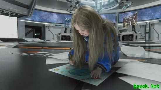 卡普空《虚实万象》新图！小萝莉趴地涂鸦乐无穷