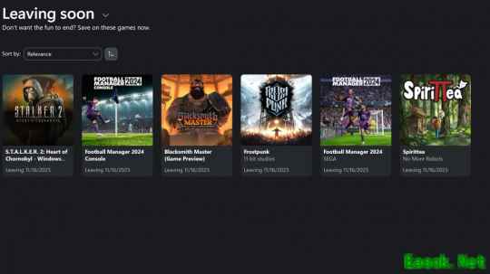 XGP11月离库游戏名单公布：《潜行者2》等！