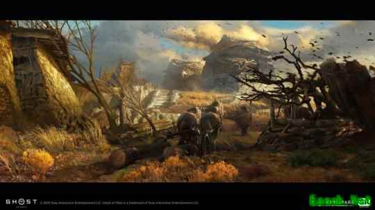 Sucker Punch艺术家分享《羊蹄山之魂》早期概念图与设计理念