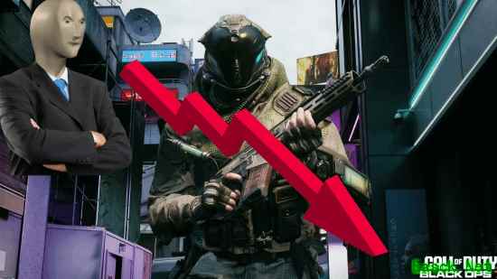 《使命召唤22：黑色行动7》对比前作大失败！Steam首日玩家数量下降了约70%