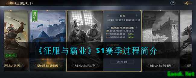 《征服与霸业》S1赛季过程简介
