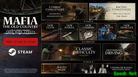 《四海兄弟：故乡》免费大更新“自由模式”上线