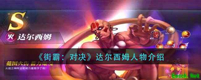 《街霸：对决》达尔西姆人物介绍