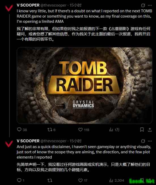 《古墓丽影》新作大爆料：玩法更现代 已到最终打磨阶段！