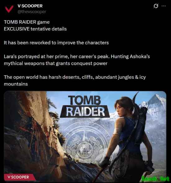 曝《古墓丽影》新作历经深度重制 巅峰期劳拉即将登场