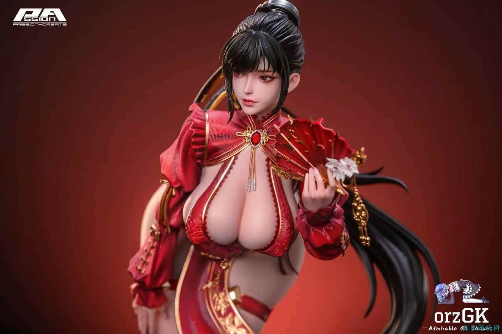 性感深V红旗袍！《剑星》伊芙新雕像公布，全球限量128个