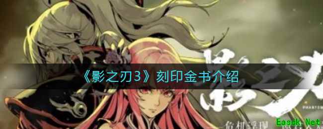 《影之刃3》刻印金书介绍