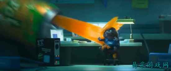 小岛秀夫配音《疯狂动物城2》片段：被饮料喷飞