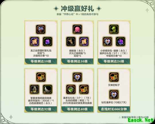 新服冲级活动）