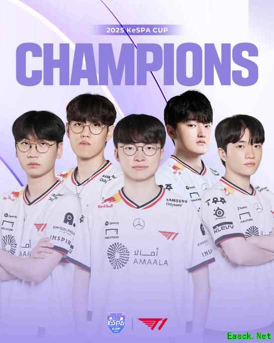 Faker又拿一冠！T1战队夺得队史首个KeSPA杯冠军