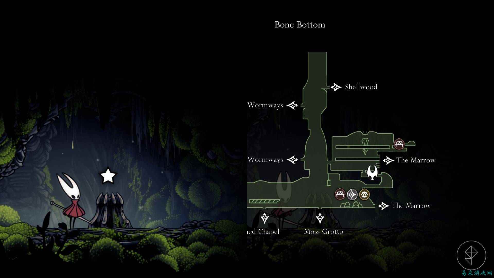 《空洞骑士：丝之歌》中所有丝绸线轴碎片的位置