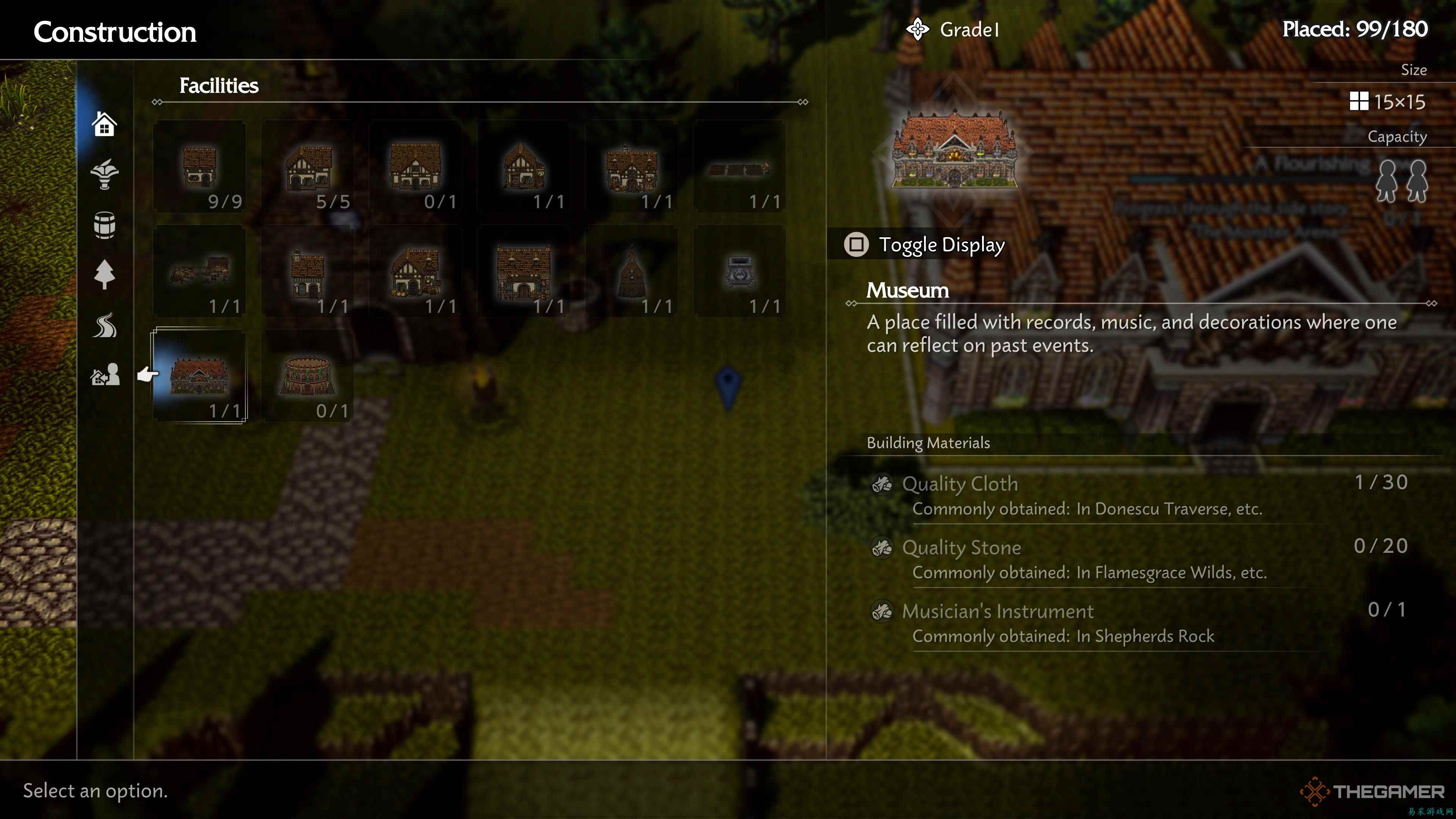 《歧路旅者0》城镇建设技巧与窍门