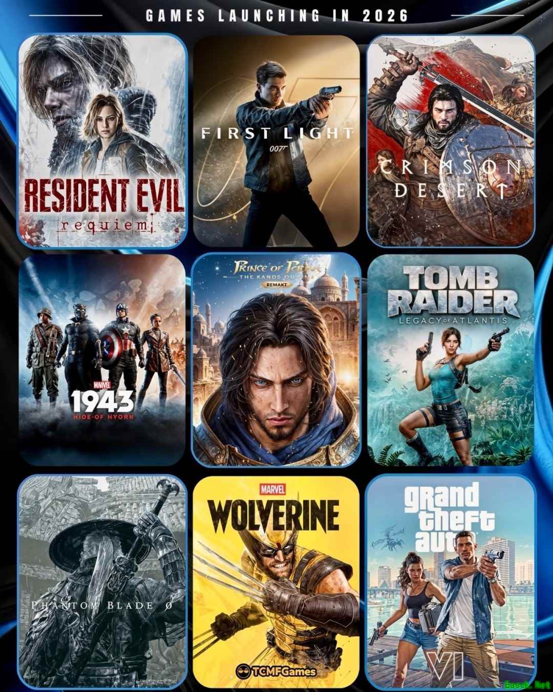 2026年游戏大爆发：PS5重磅新作云集，GTA6、生化危机9领衔年度盛宴