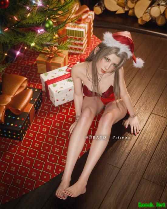 DRAYQ发布最终幻想7爱莉丝圣诞主题3D新作