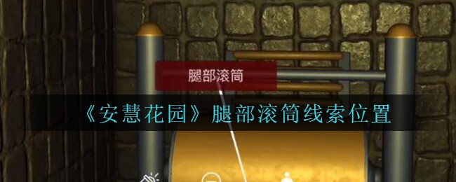 《安慧花园》五级线索——腿部滚筒