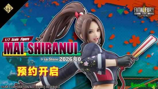 《饿狼传说》不知火舞1/7手办：预计2026年10月发售