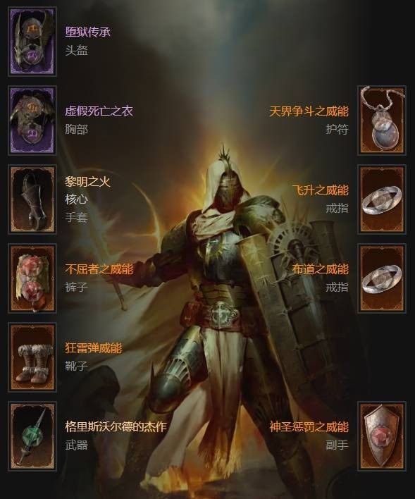 暗黑破坏神4S11赛季全光环肉圣骑构筑分享