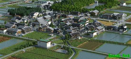 神还原！《我的世界》大神建造日式乡村:逼真如照片