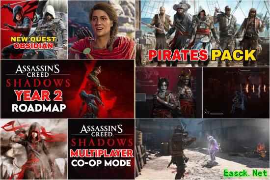 曝《刺客信条影》与黑旗和奥德赛联动：第二年更新内容汇总