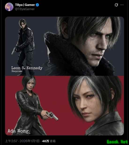 生化危机9安魂曲预告引爆期待：里昂回归，艾达王能否登场引热议