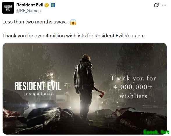 生化危机9：安魂曲预售破四百万，双主角叙事引燃2026年大作期待