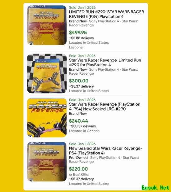 PS5密钥泄露传闻引热议，冷门游戏光盘价格飙升