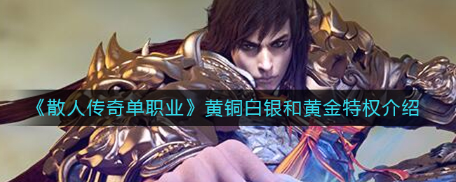 《散人传奇单职业》黄铜白银和黄金特权介绍
