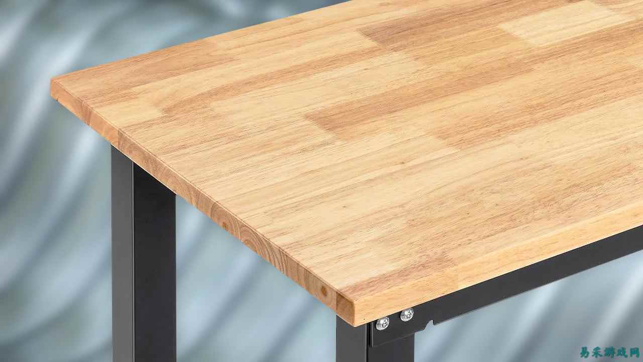 这款 48x20 英寸工作台采用实木桌面和钢架，售价约 100 美元