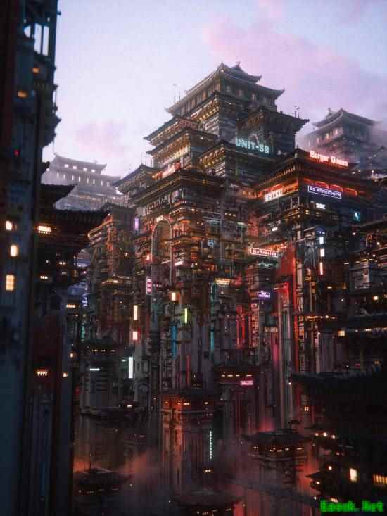 惊为天人！高玩在《我的世界》里复现超逼真赛博朋克城