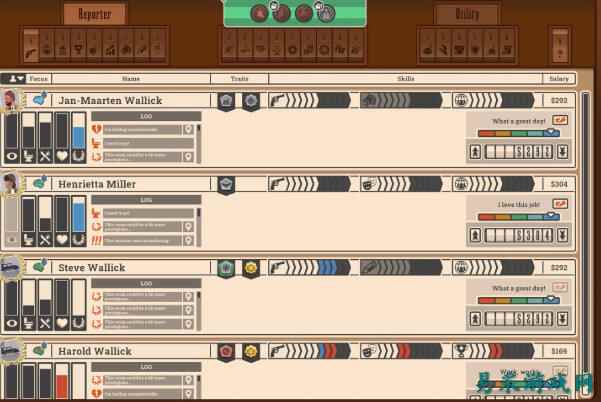 新闻大厦员工特性搭配分享 新闻大厦员工职业特性怎么搭配