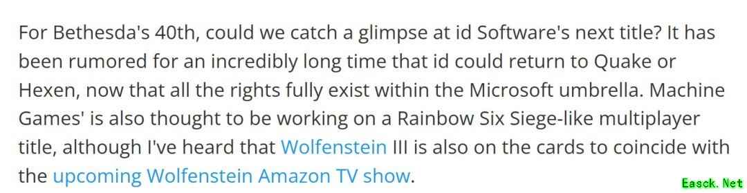 Machine Games打造德军总部三部曲终章,同步开发类彩虹六号新作