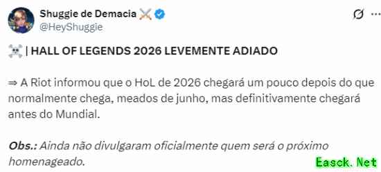 曝LOL今年名人堂选手将推迟公布！究竟谁会入选？