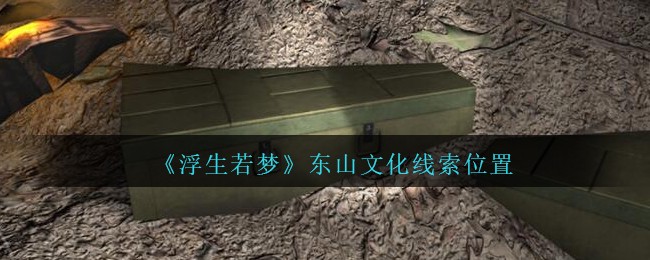 《孙美琪疑案：浮生若梦》五级线索——东山文化