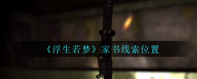 《孙美琪疑案：浮生若梦》五级线索——家书