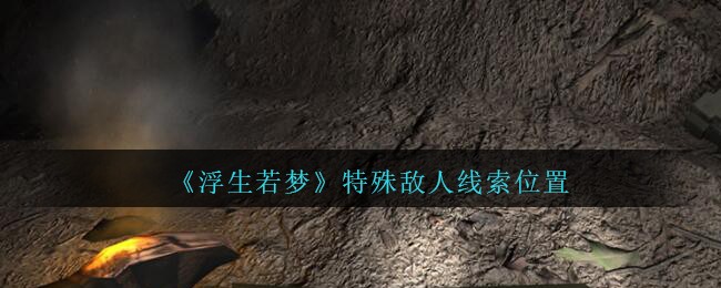 《孙美琪疑案：浮生若梦》三级线索——特殊敌人