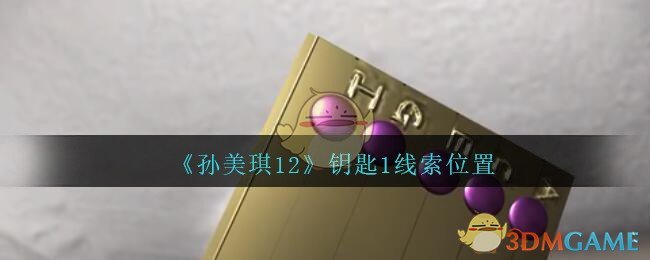 《孙美琪疑案：12》四级线索——钥匙1