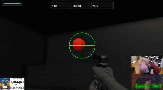 95岁视障祖母挑战射击训练软件，高分惊艳全网