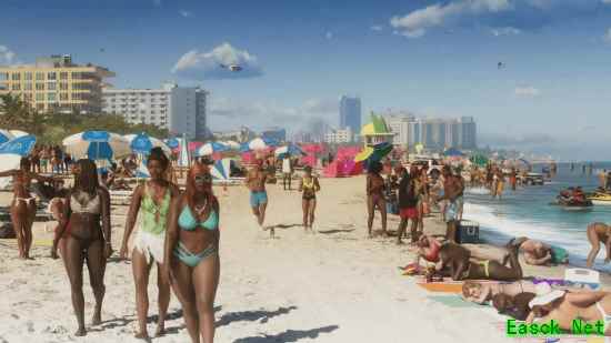 《GTA6》真能实现沙滩全是人吗？玩家怀疑“预告骗”