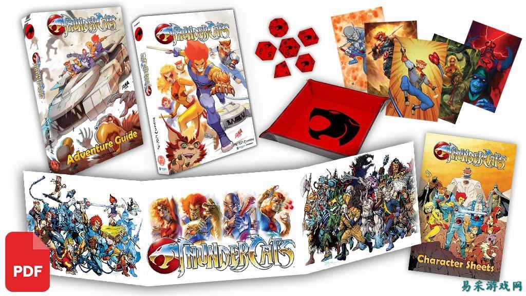 《霹雳猫》TTRPG开启Kickstarter众筹，将这部80年代动画打造为完整的D&D世界