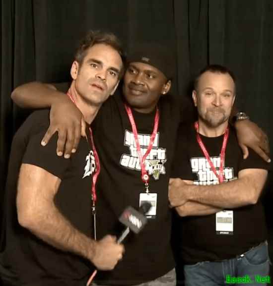 GTA5三位主角配音演员13年后对比照曝光，网友感慨青春远去