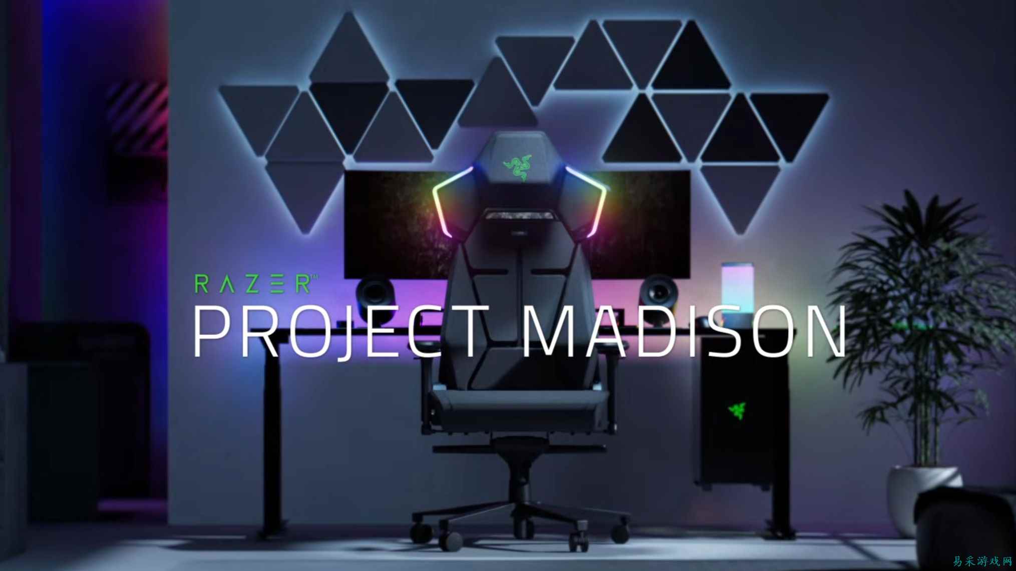 雷蛇终极电竞椅集触感反馈、THX扬声器及RGB灯效于一身