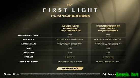 007：初露锋芒PC配置更正：内存需求下调至16GB