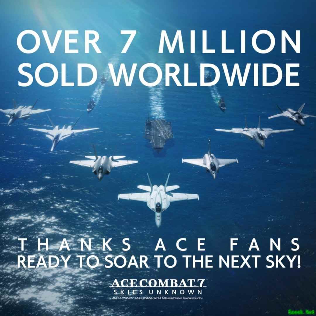 皇牌空战7销量破700万份，系列续作8代蓄势待发