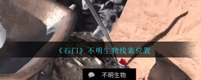 《孙美琪疑案：石门》四级线索——不明生物