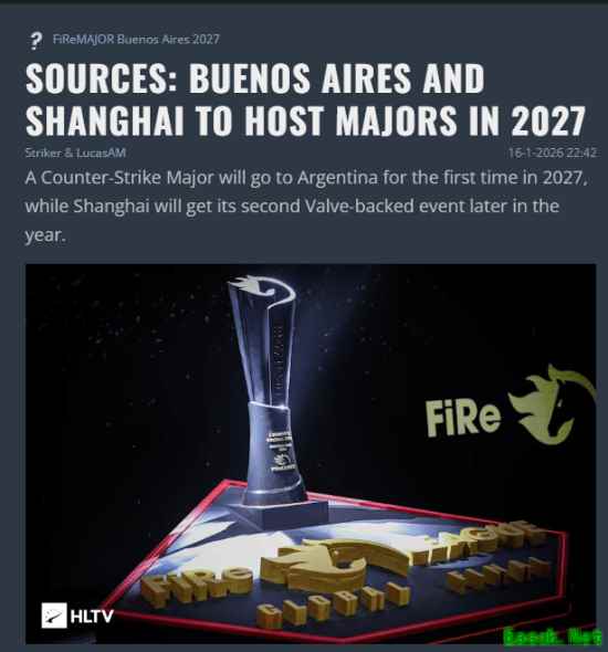 重返中国！曝明年Major再次落地上海 你是否期待别的城市举办？