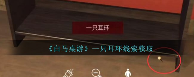 《孙美琪疑案：白马桌游》五级线索——一只耳环