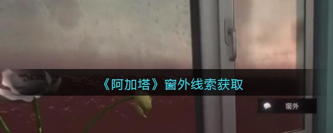 《孙美琪疑案：阿加塔》五级线索——窗外